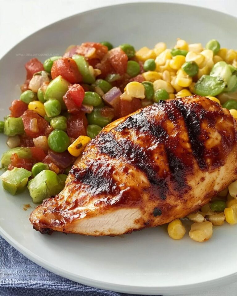Barbecue Chicken with Succotash Recipe