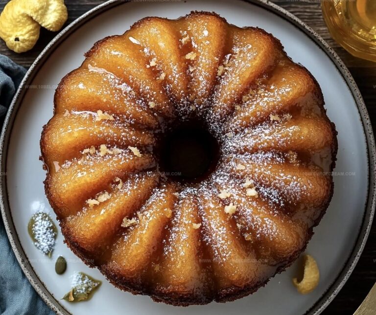 Buttered Rum Cake Recipe