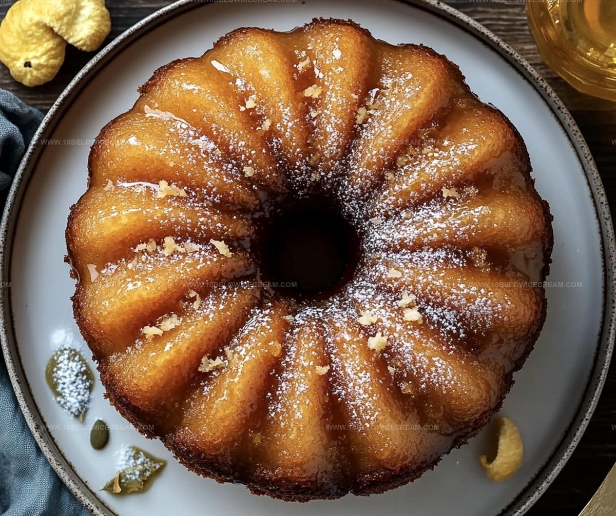 Buttered Rum Cake Recipe