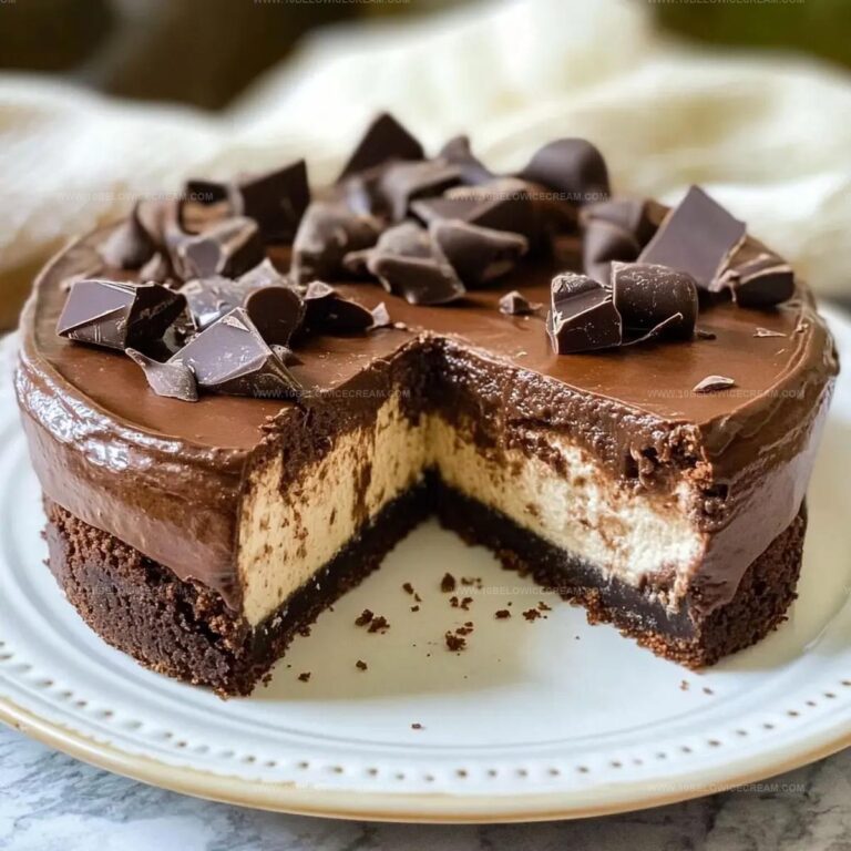 Chocolate Cottage Cheese Cheesecake Recipe