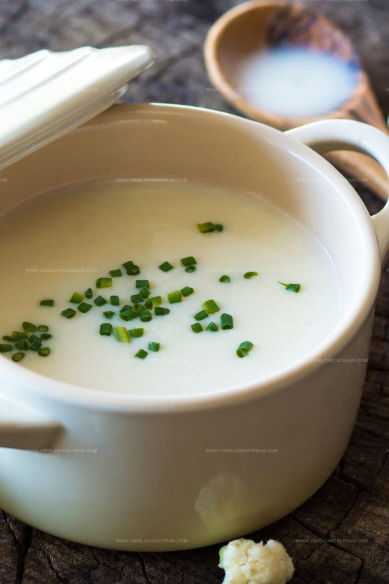 Cauliflower Cheese Soup Recipe