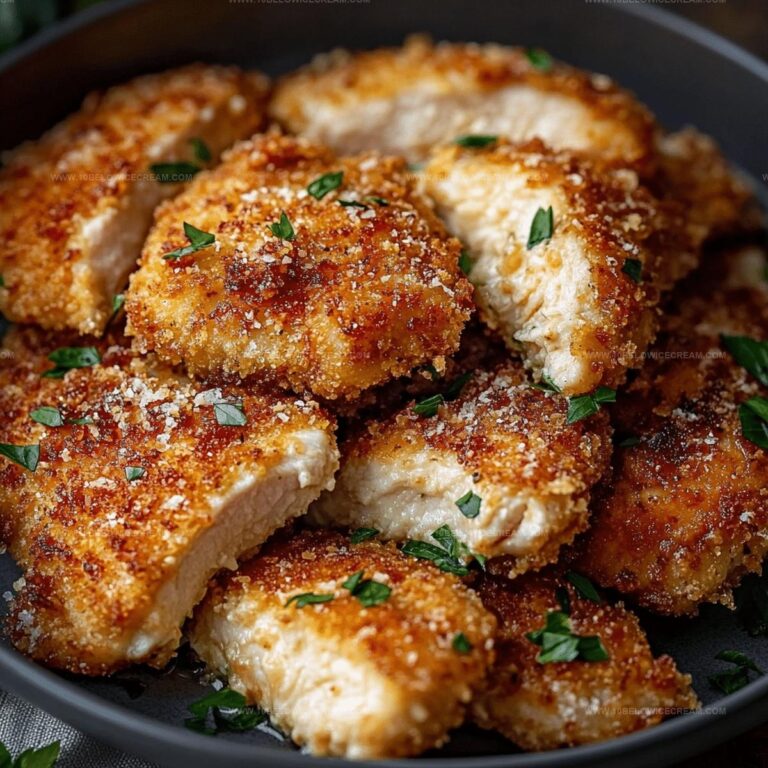 Crispy Parmesan Crusted Chicken Recipe