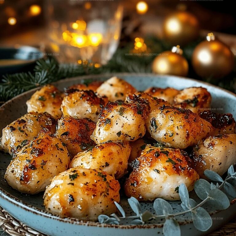 Lemon Garlic Chicken Bites Recipe
