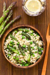 Pea And Asparagus Risotto Recipe