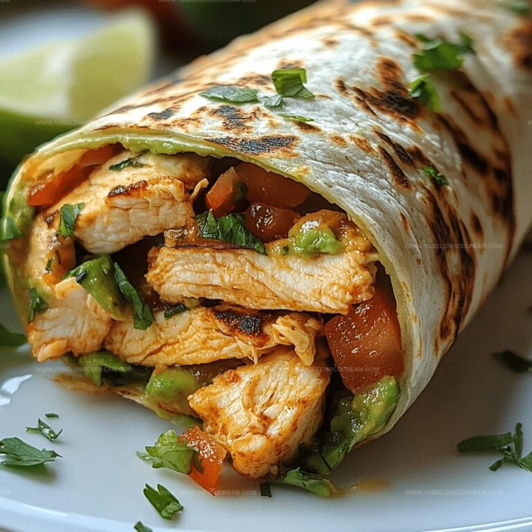 Easy Chicken Avocado Wrap Recipe