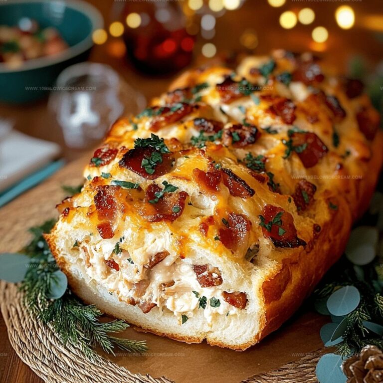 Chicken Bacon Ranch Stuffed Bread Recipe