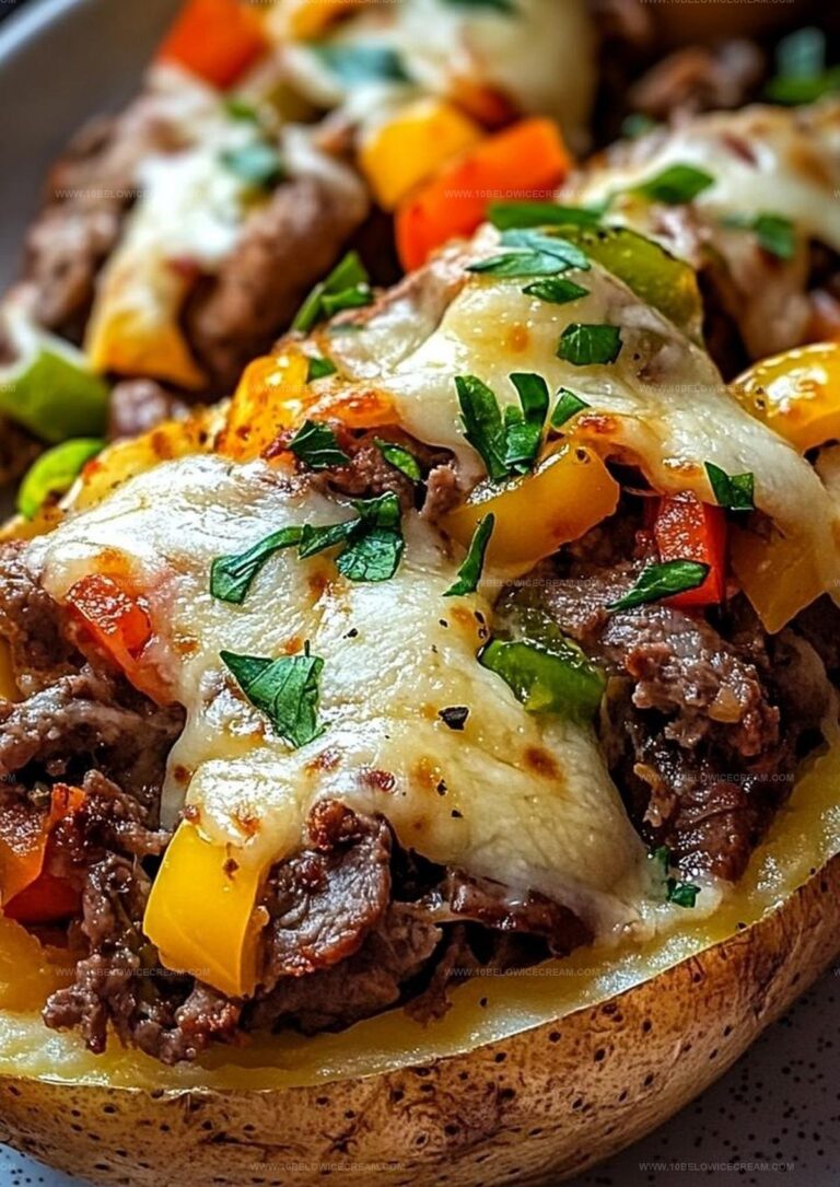 Philly Cheesesteak Baked Potato Recipe