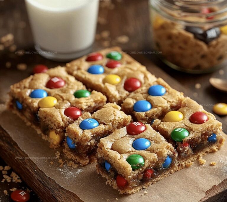 M&M Cookie Bars Recipe