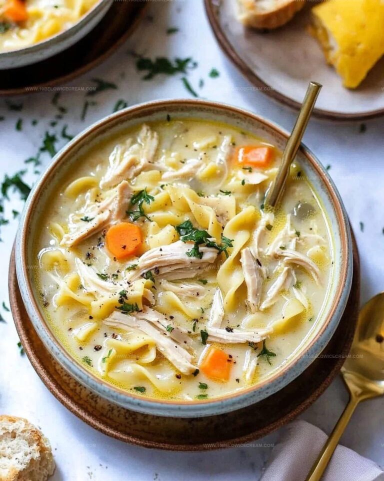 Creamy Chicken Noodle Soup Recipe