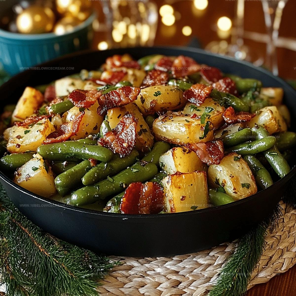 Country Ranch Green Beans N Potatoes With Bacon Recipe