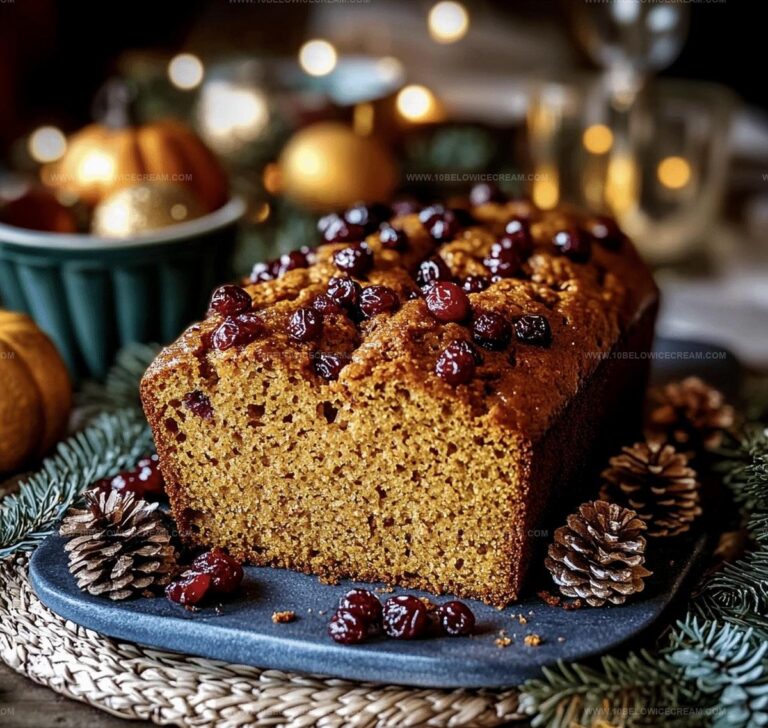 Pumpkin Cranberry Orange Bread Recipe