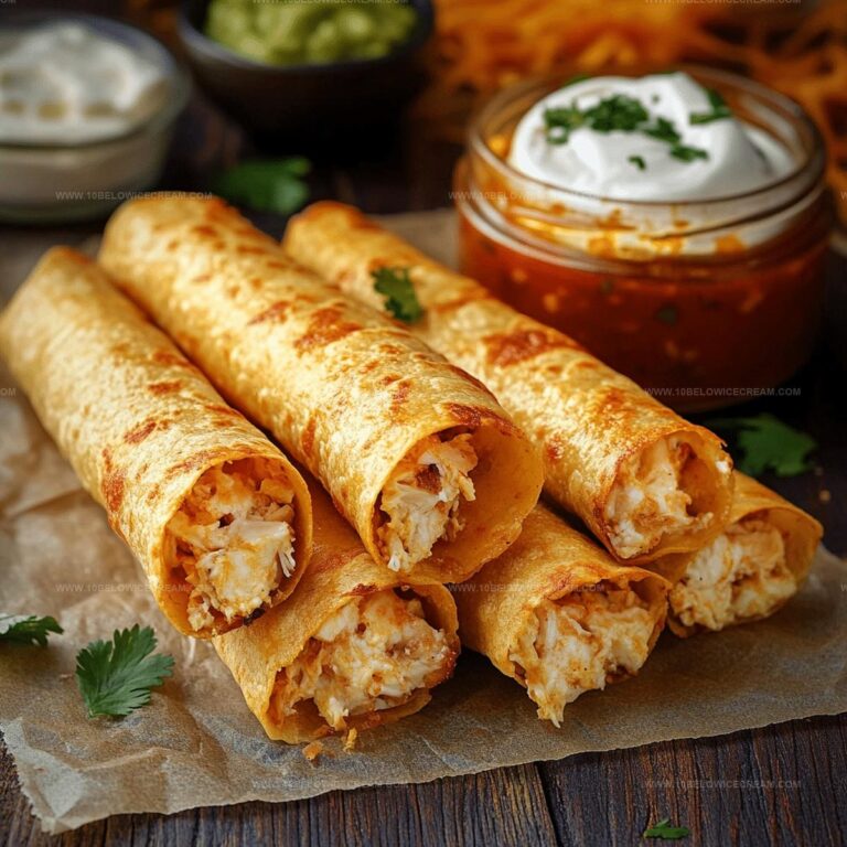 Cream Cheese Chicken Taquitos Recipe