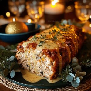 Chicken Cordon Bleu-Inspired Meatloaf With Dijon Gravy Recipe