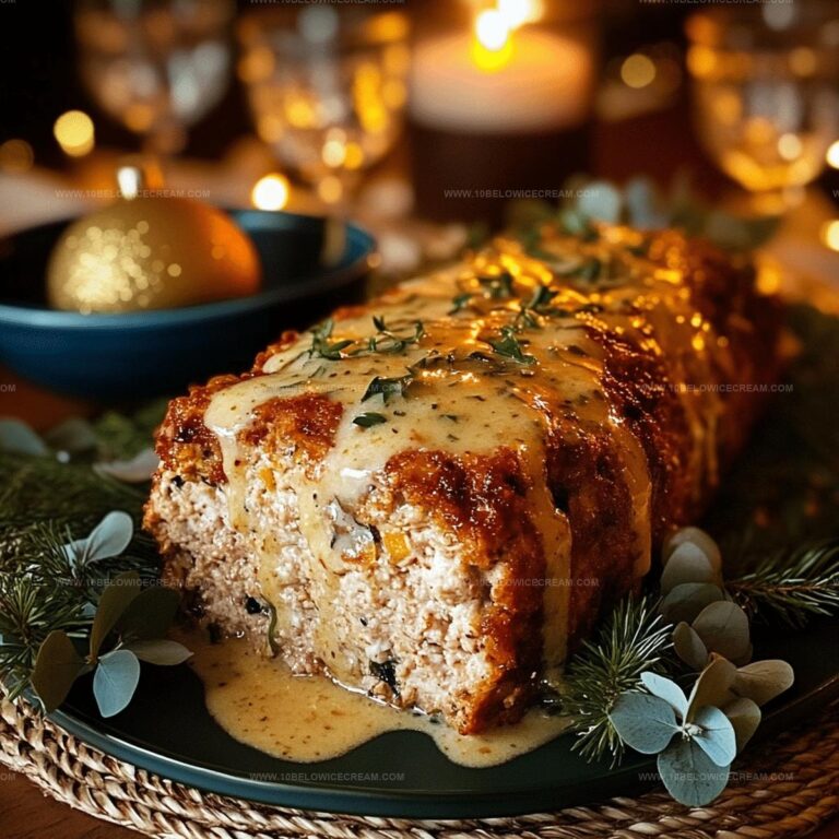 Chicken Cordon Bleu-Inspired Meatloaf With Dijon Gravy Recipe