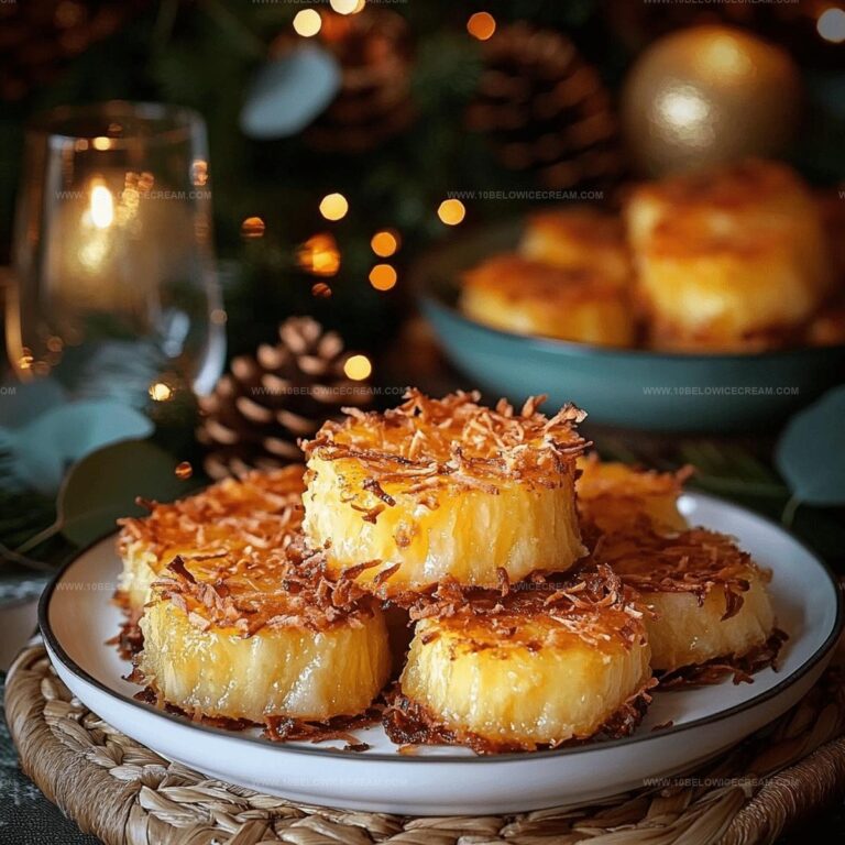 Fried Pineapple With Coconut Crust Recipe