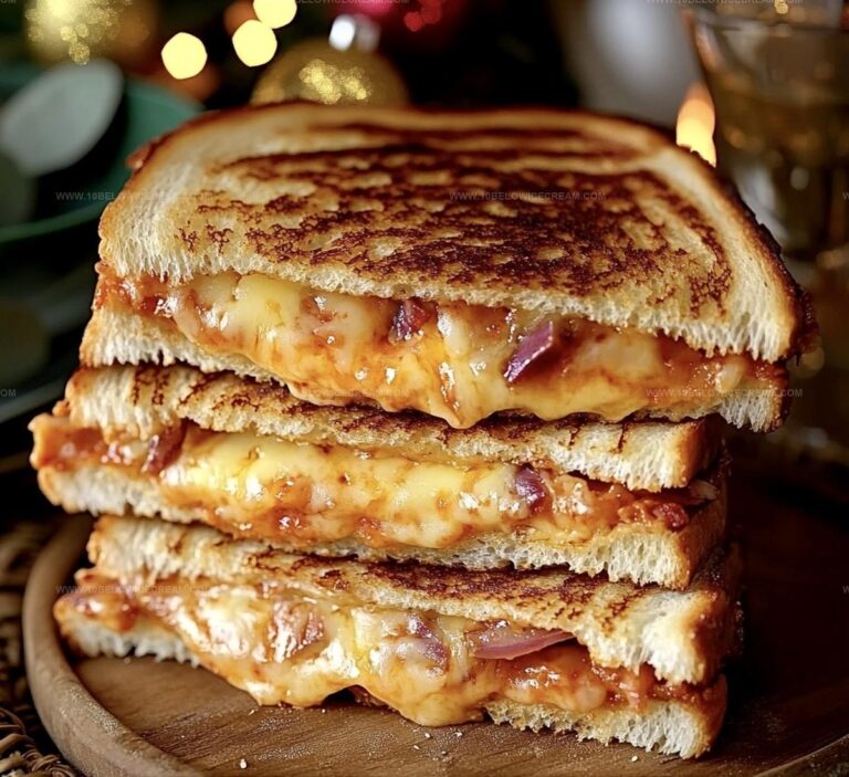 Hawaiian Pizza Grilled Cheese Sandwich Recipe