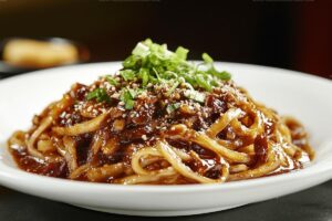 Mongolian Ground Beef Noodles Recipe
