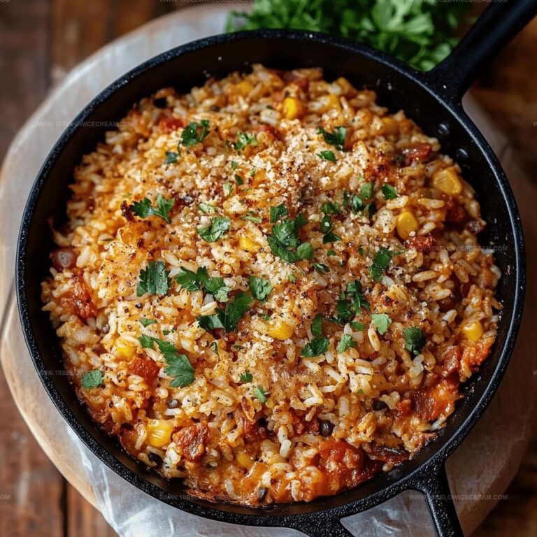 Skillet Cowboy Rice Casserole Recipe