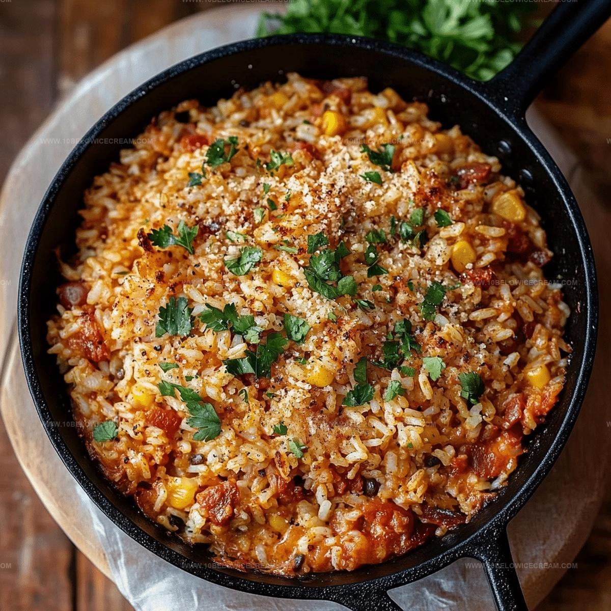 Skillet Cowboy Rice Casserole Recipe