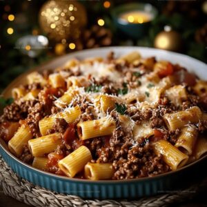 Cheesy Ground Beef Pasta Recipe