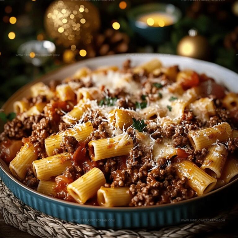 Cheesy Ground Beef Pasta Recipe
