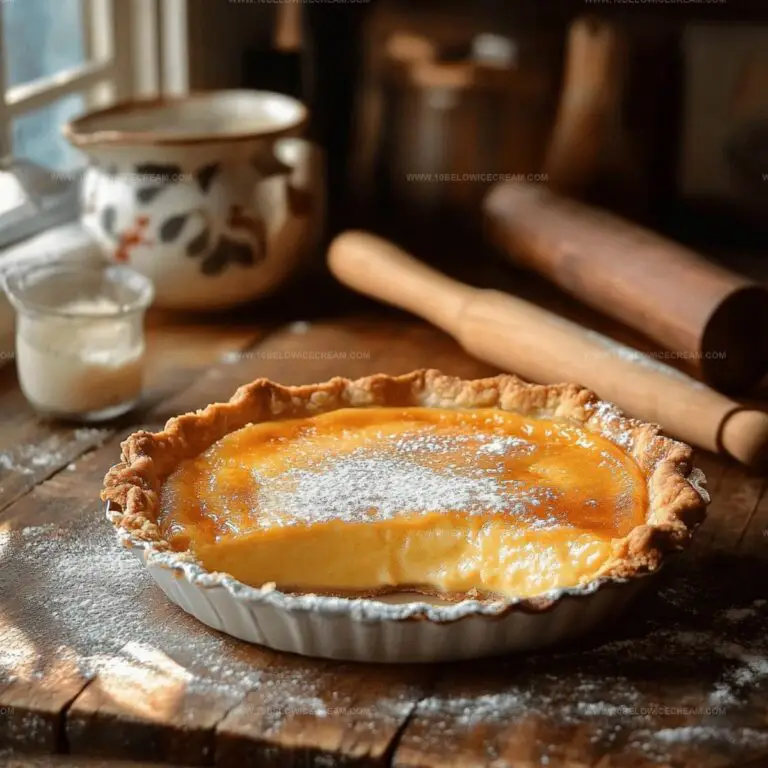 The Old Fashioned Custard Pie Recipe