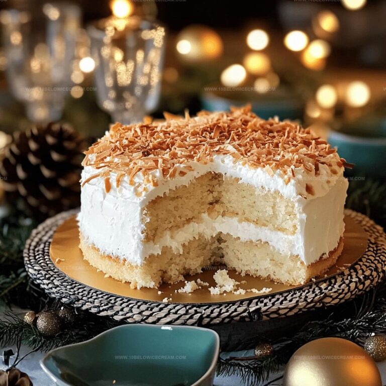 Delicious Creamy Coconut Cake Recipe