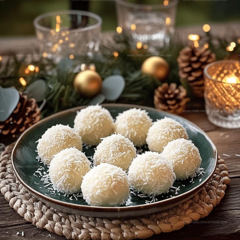 No-Bake Coconut Cream Balls Recipe