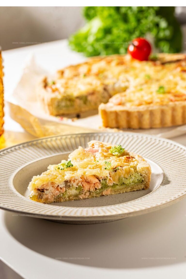 Salmon And Broccoli Quiche Recipe