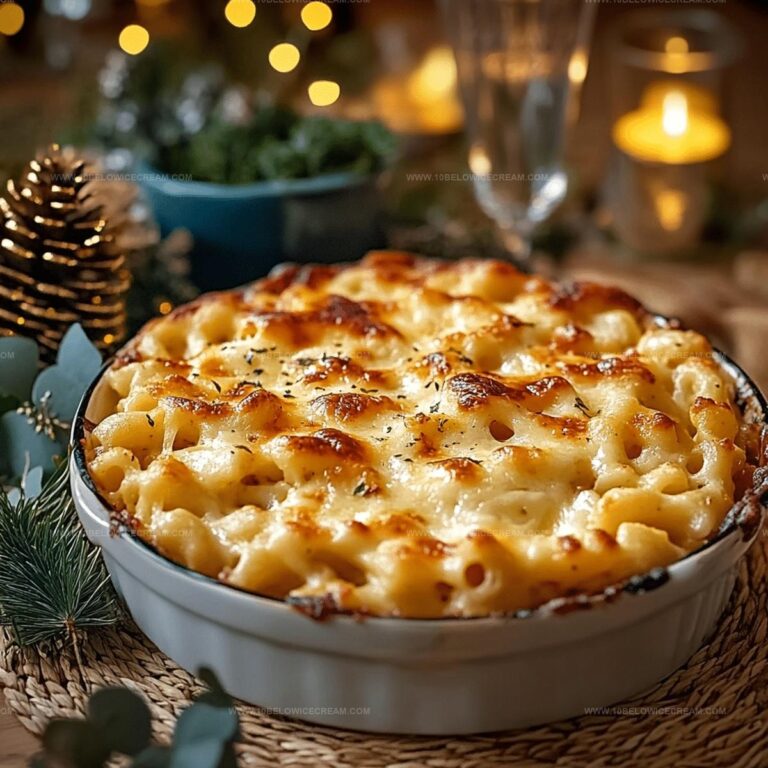 Three-Cheese Baked Macaroni Recipe