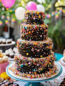 Multi-Layered Sprinkle Cake Recipe