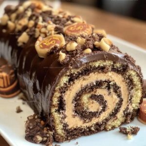 Peanut Butter Cup Cake Roll Recipe
