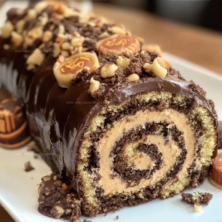 Peanut Butter Cup Cake Roll Recipe