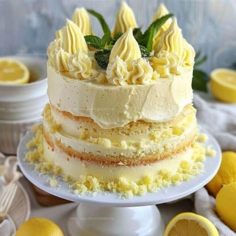 Italian Lemon Cream Cake Recipe
