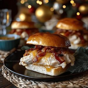 Chicken Bacon Ranch Sliders Recipe