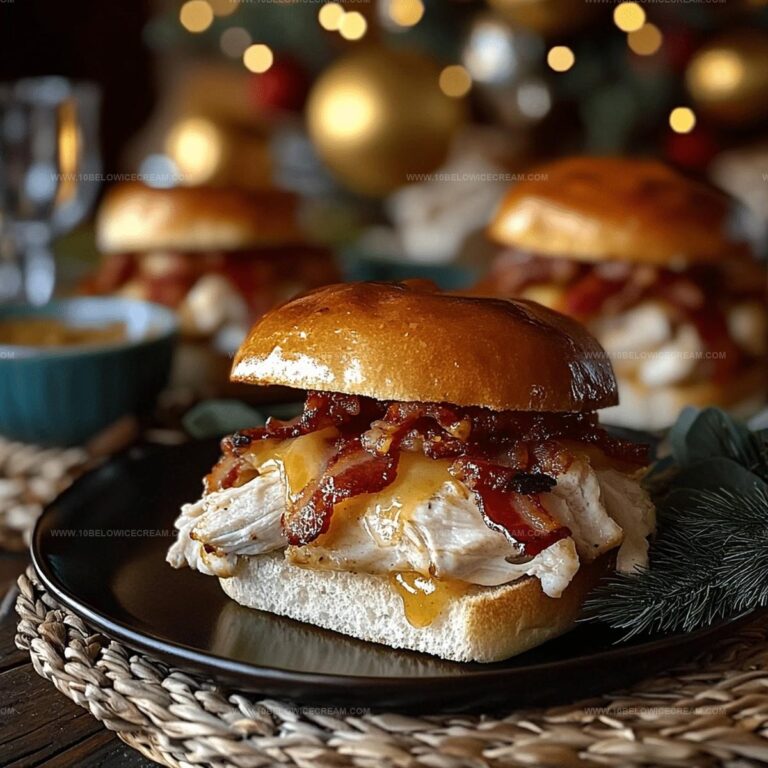 Chicken Bacon Ranch Sliders Recipe