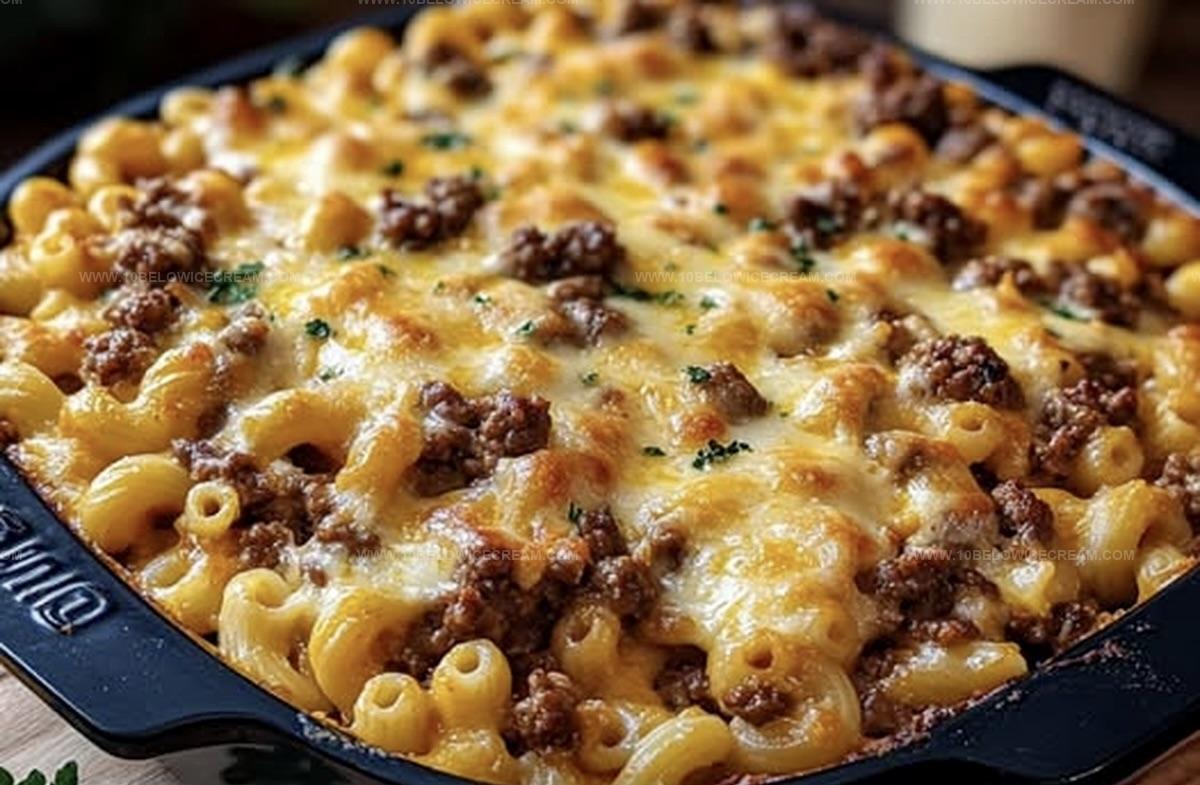 Beefy Mac And Cheese Casserole Recipe