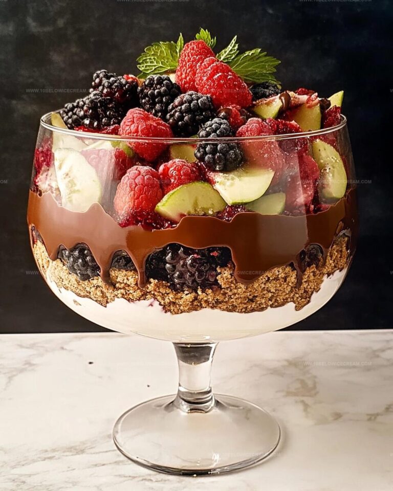 Decadent Dubai Chocolate Berry Trifle Recipe