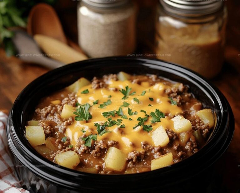 Slow Cooker Hamburger Hash Recipe