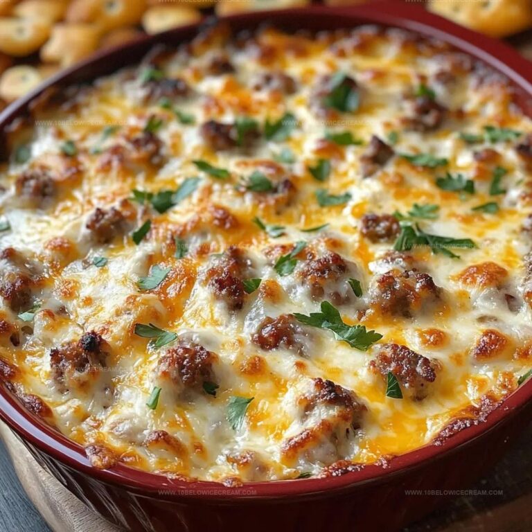 Hot Sausage Beer Cheese Dip Recipe