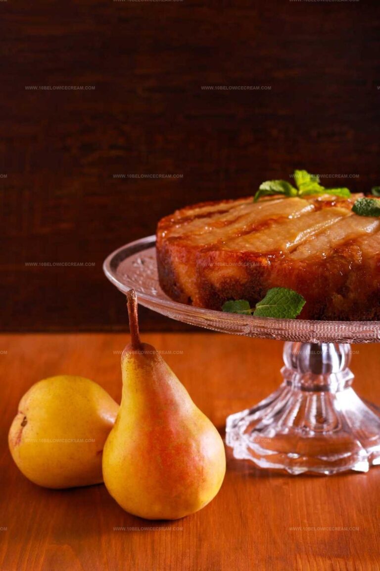 Pear Upside Down Cake Recipe