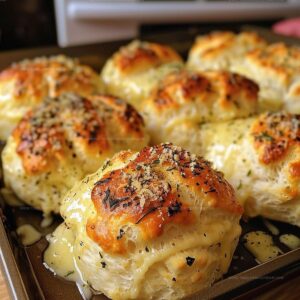 Pillsbury Biscuit Garlic Butter Cheese Bombs Recipe