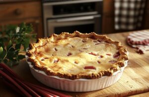 Rhubarb Custard Pie Recipe