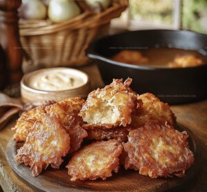 Amish Onion Fritters Recipe