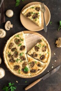Mushroom Quiche Recipe