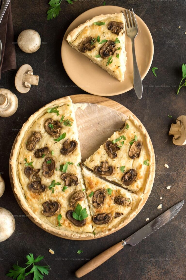 Mushroom Quiche Recipe
