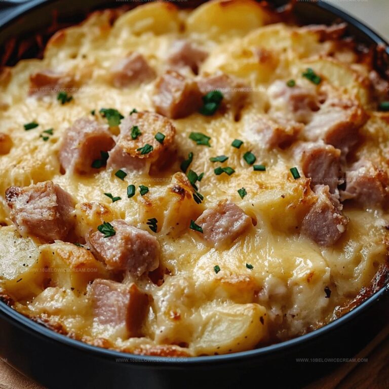 Cheesy Ham And Potato Casserole Recipe