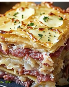 Reuben Bake With Layers Of Corned Beef Recipe