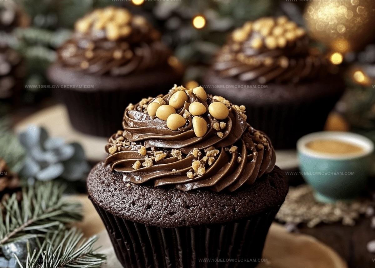 Gooey Chocolate Peanut Butter Cupcakes Recipe