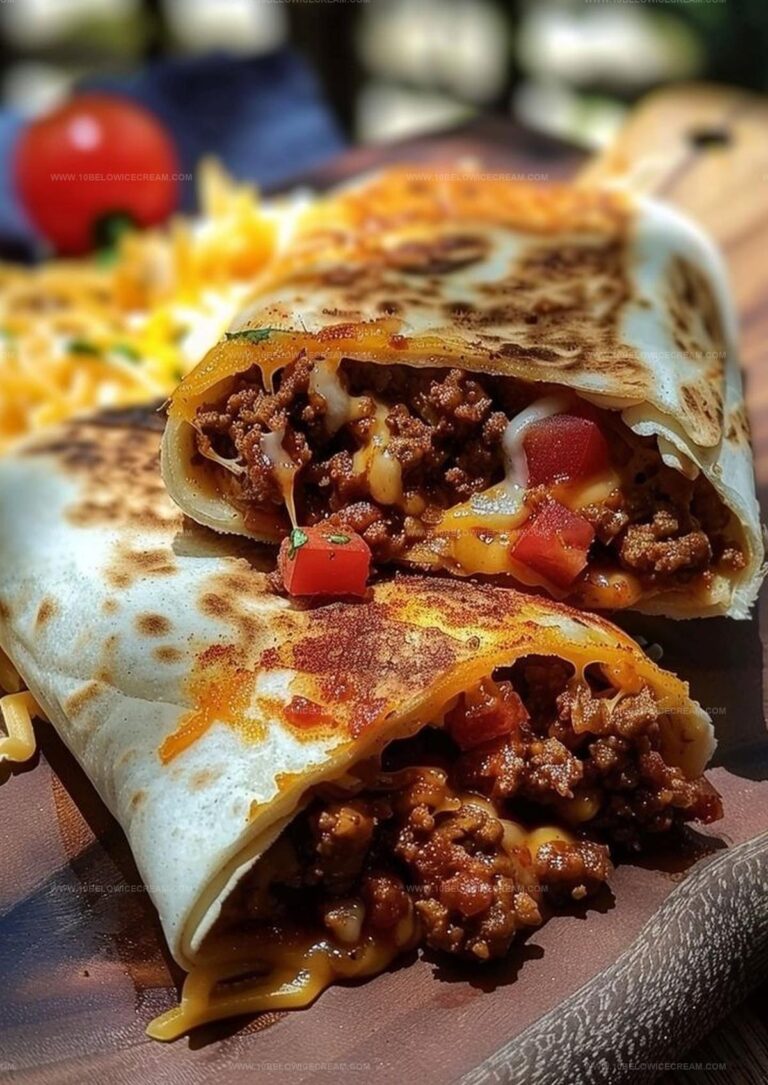 Sloppy Joe Grilled Burritos Recipe